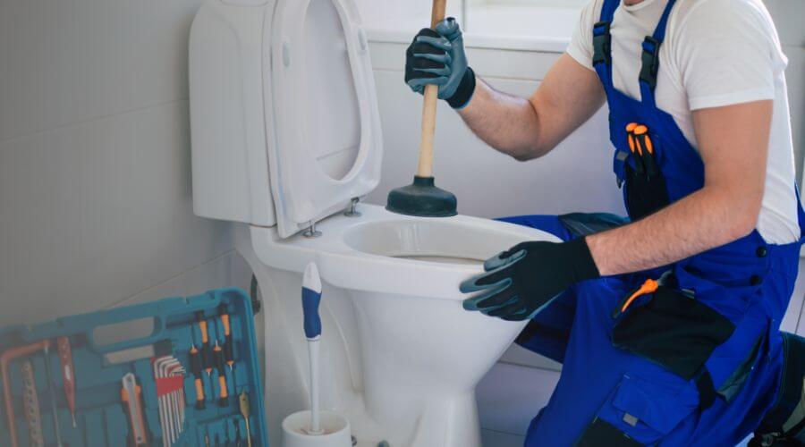 Professional clogged toilet repair in Rehoboth Beach, DE